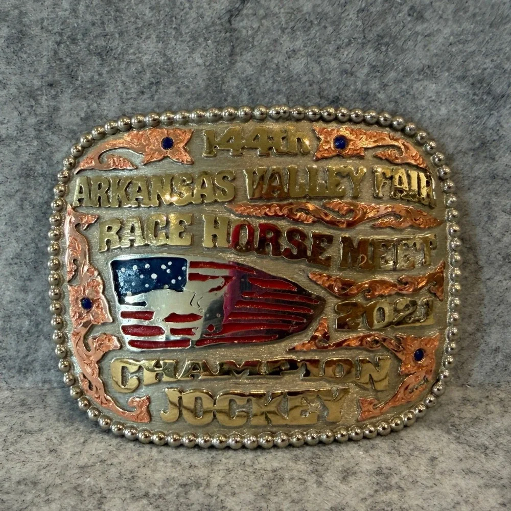 144th Arkansas Valley Fair Horse Race Meet Champion Jockey 2021, Western Cowboy